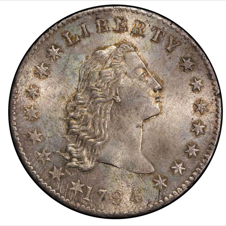 1794 Flowing Hair Silver Dollar Bowers Borckardt 1 Bolender 1