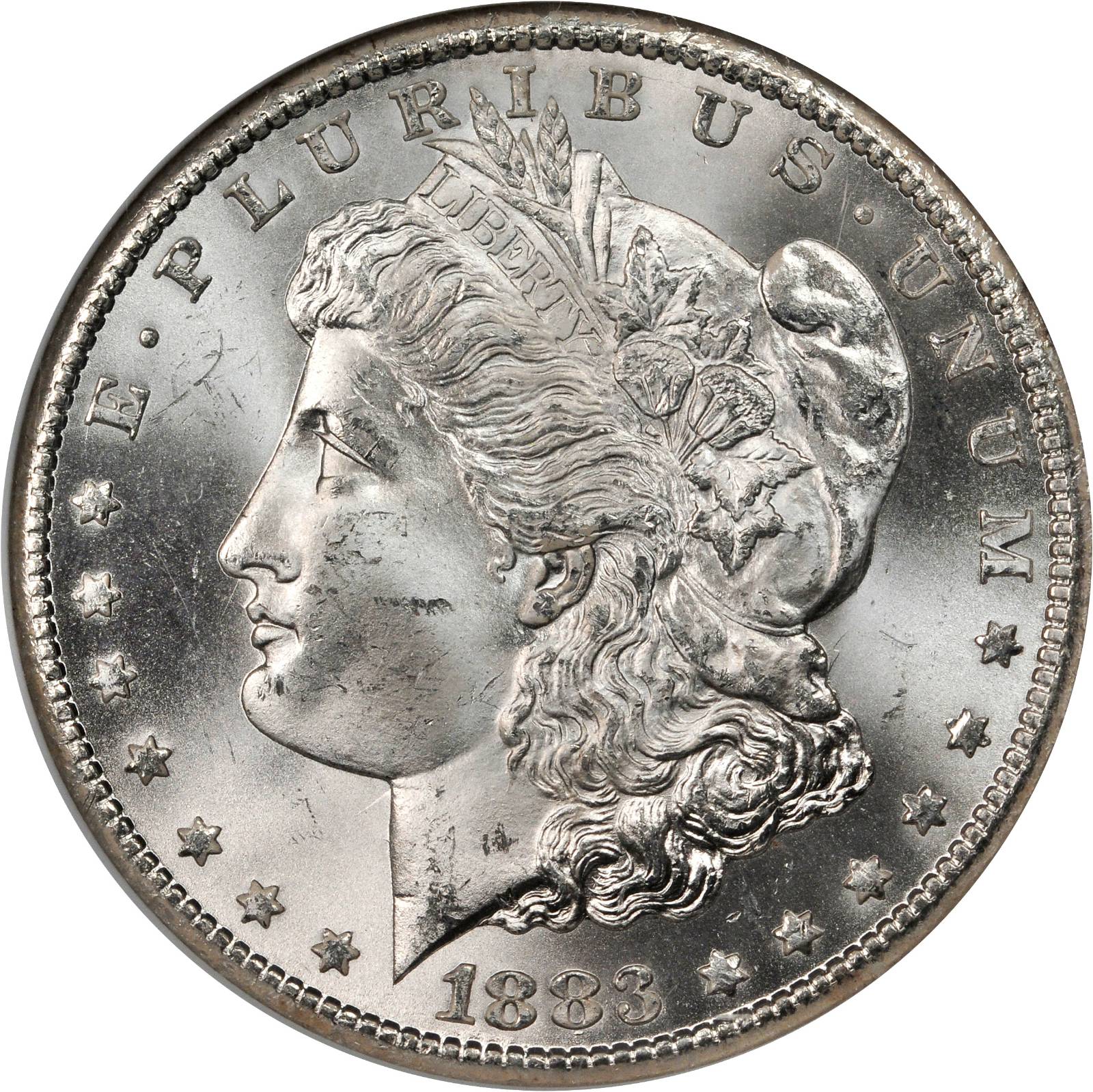 1883-CC Morgan Silver Dollar. MS-65 (NGC). | Stacks Bowers