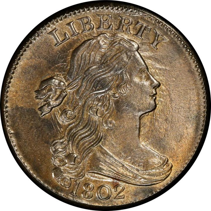 1802 DRAPED BUST Cent Penny 