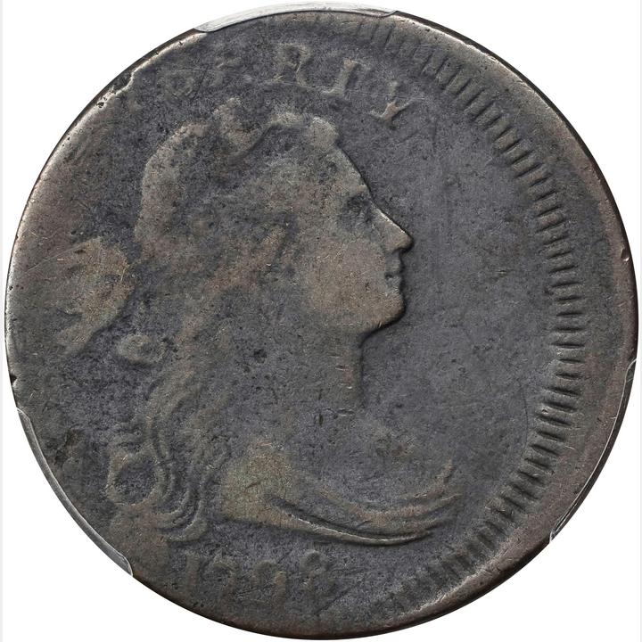 1798 Draped Bust Large Cent Style 1 Hair Early Copper Penny Coin