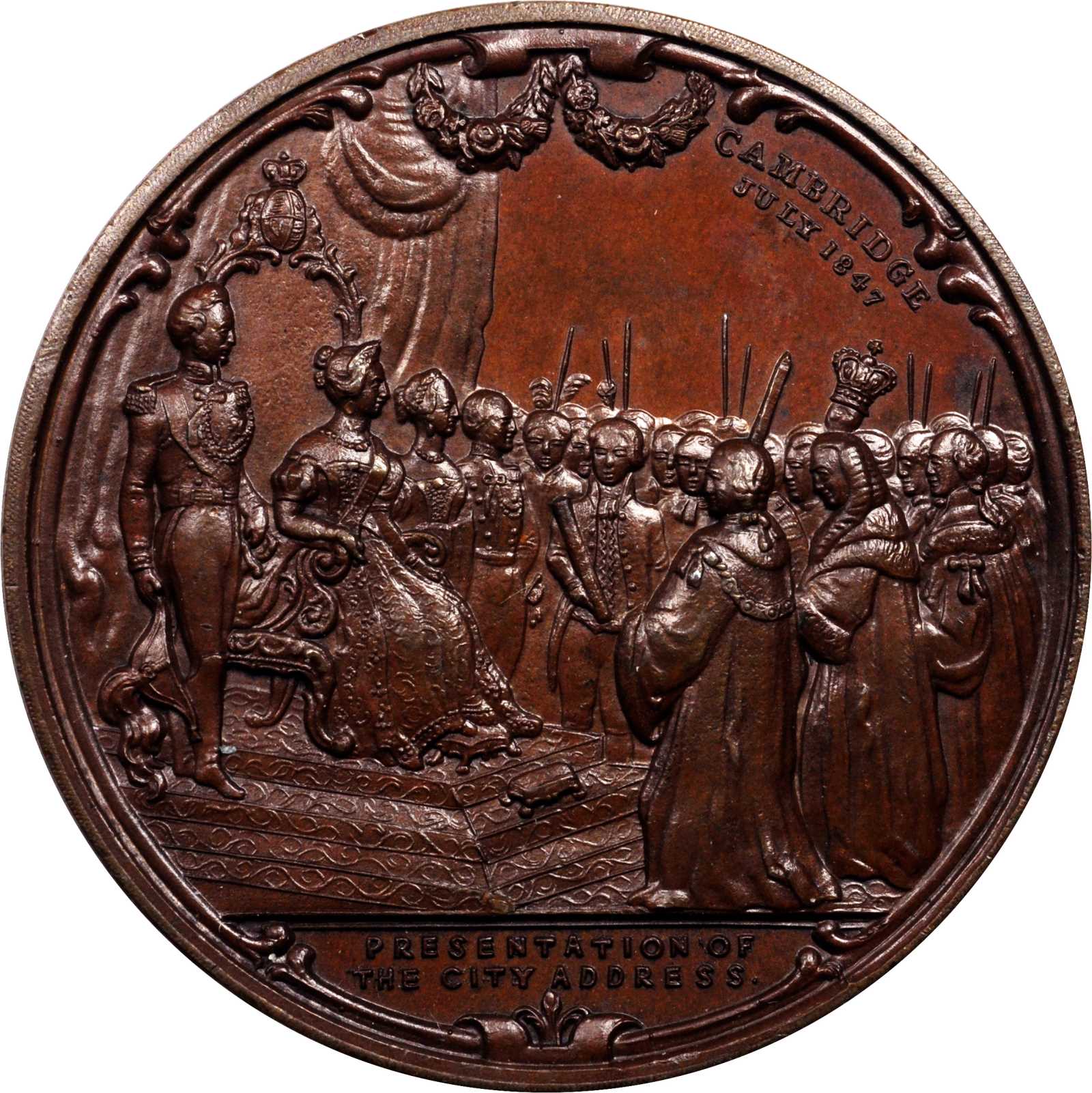 GREAT BRITAIN. Installation of Prince Albert as Chancellor of Cambridge