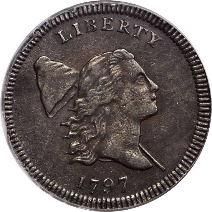 Download 1797 Liberty Cap Half Cent. C-2. Rarity-3. Centered Head, Plain Edge. EF-45 (PCGS). | Stacks Bowers