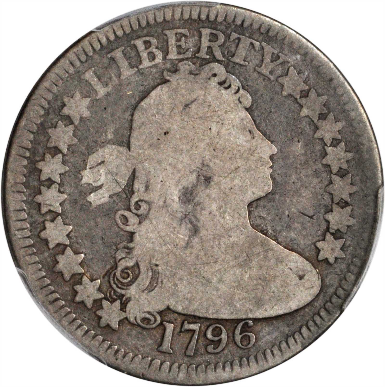 1796 Draped Bust Quarter B 2 Rarity 3 Ag 3 Pcgs Stacks Bowers