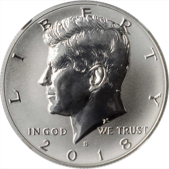 2018 S 50c Kennedy Silver Half Dollar US Coin Choice Proof 