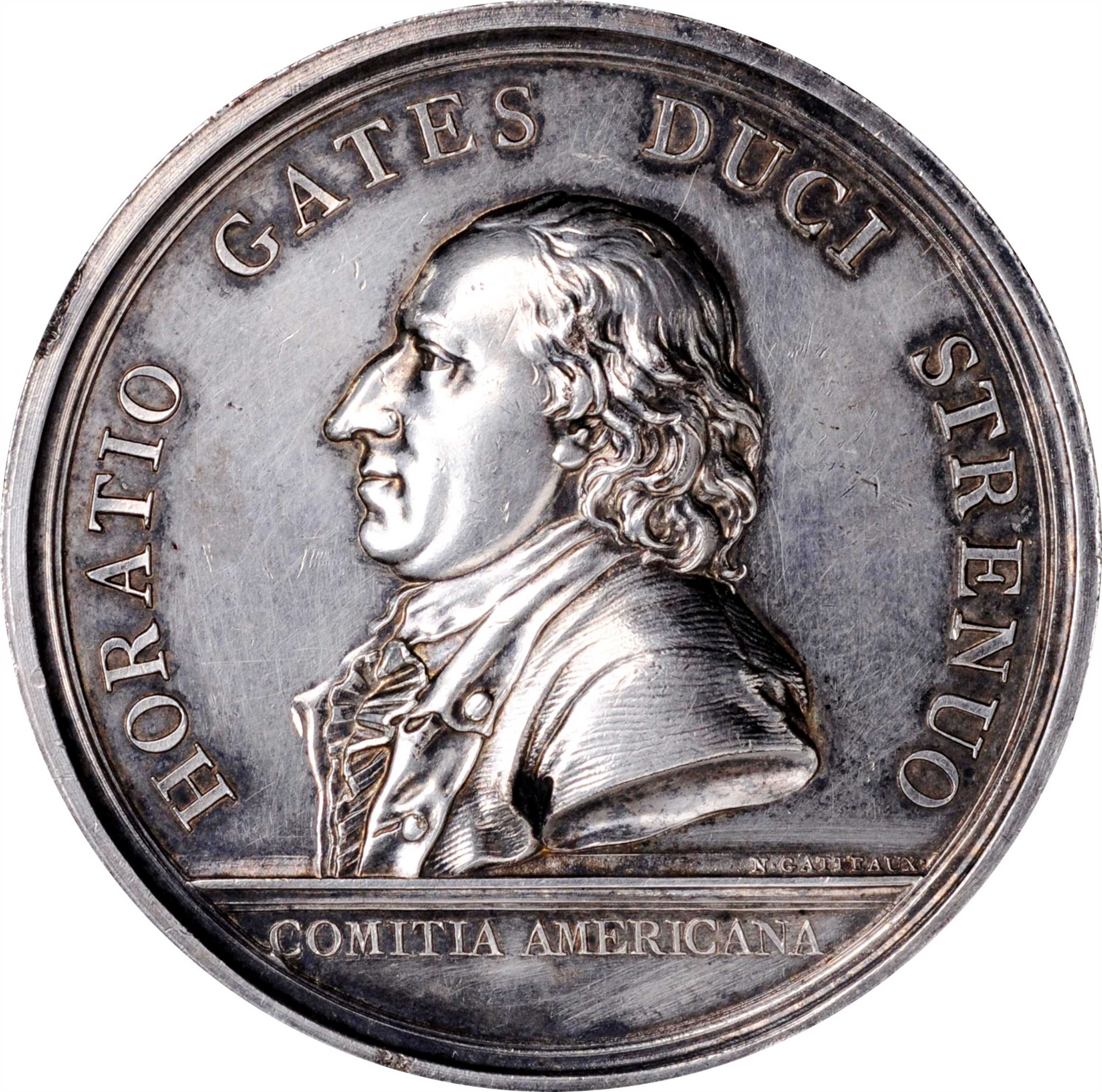 1777 19th Century Horatio Gates At Saratoga Medal Original Dies