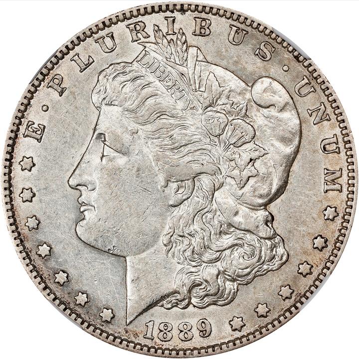 1889-S Morgan Silver Dollar. AU-50 (NGC). | Stacks Bowers