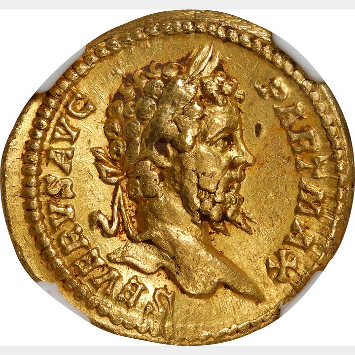 SEPTIMIUS SEVERUS, A.D. 193-211. AV Aureus (7.26 gms), Rome Mint 