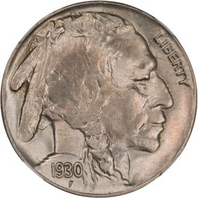 1930-S Buffalo Nickel. MS-65 (NGC).