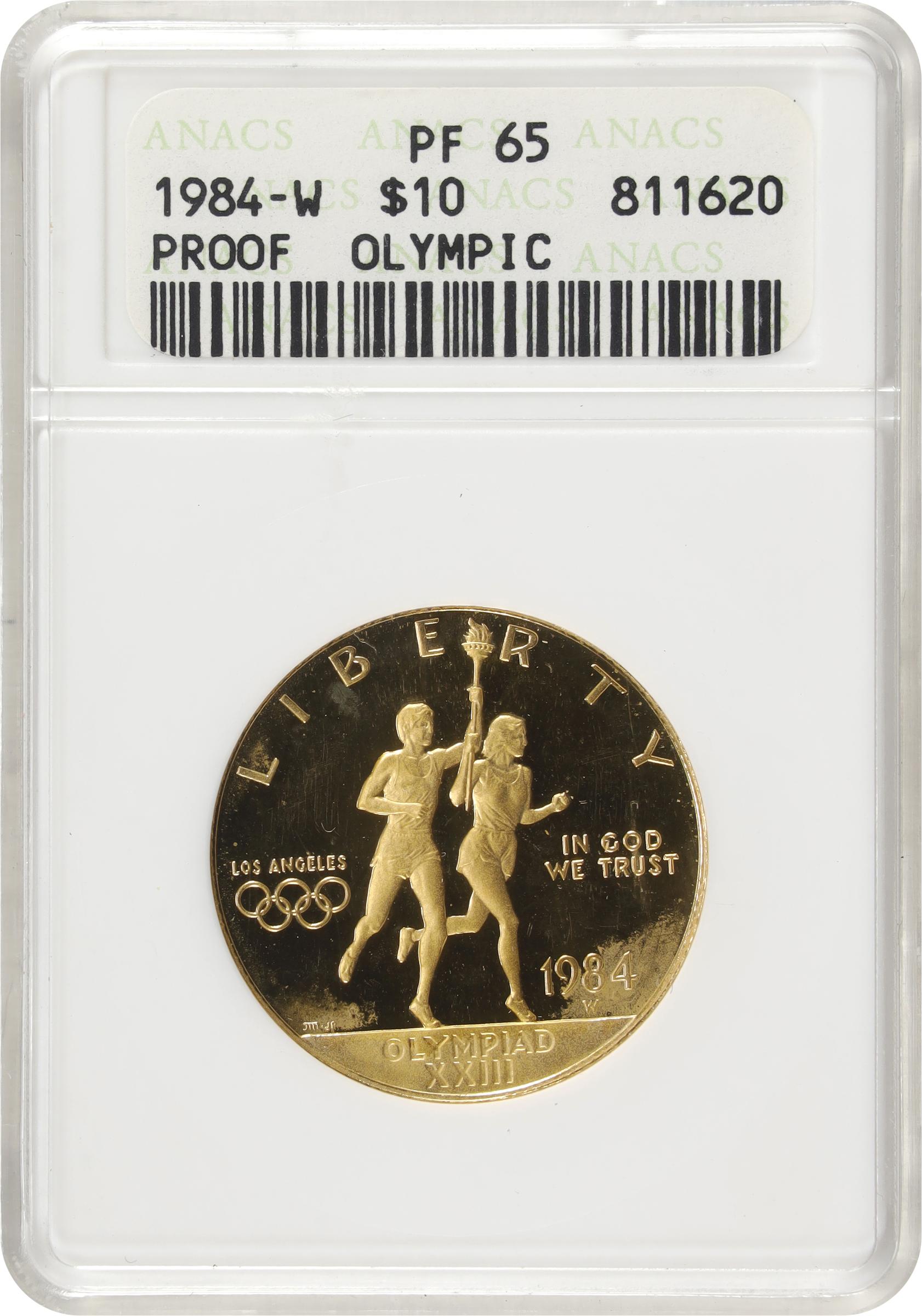 0.484 oz 15.048 g AGW . 1984 W U.S. Olympic Gold Commemorative