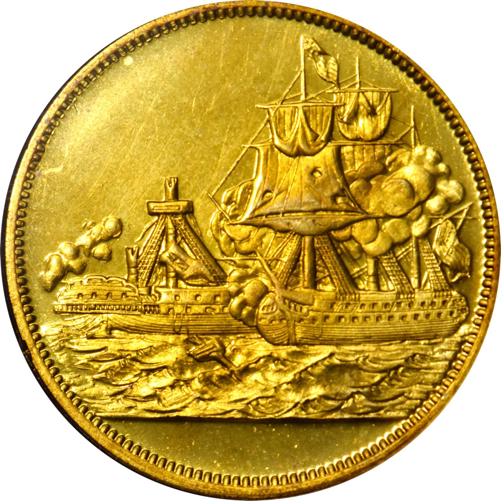 Pennsylvania Philadelphia 1812 Ca 1859 R Lovett Jr Miller Pa 344p Brass Plain Edge Ms 65 Ngc Stacks Bowers