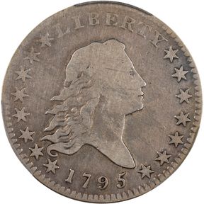 1795 Flowing Hair Half Dollar. O-109, T-16. Rarity-4. Two Leaves. VG Details--Scratch (PCGS).