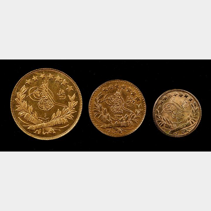 Lot Including A Coin Of 100 Kurush In Gold …, 54% OFF