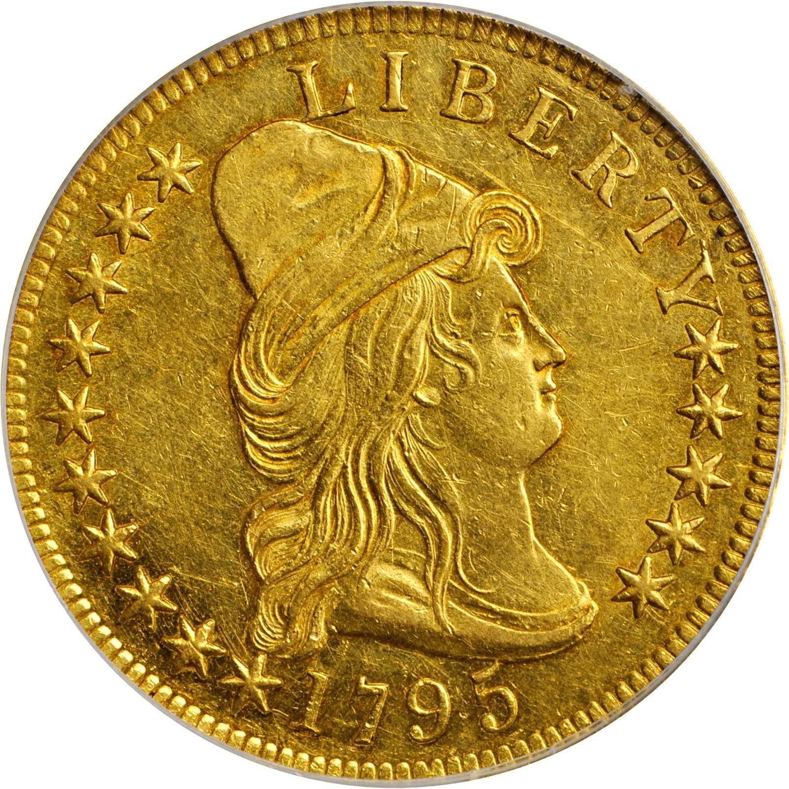 Historic 1795 Capped Bust Right Eagle