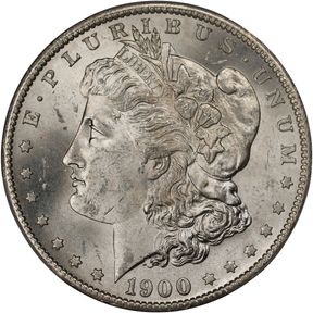 1900-S Morgan Silver Dollar. MS-63 (PCGS).