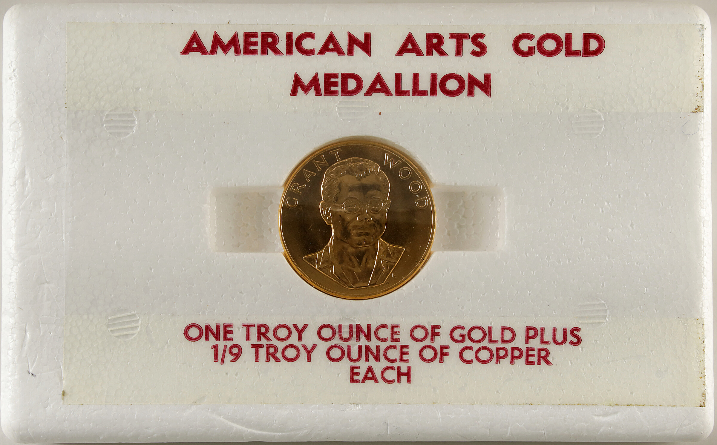 1 oz, 31.104 g AGW). 1980 Grant Wood 1 oz American Arts 