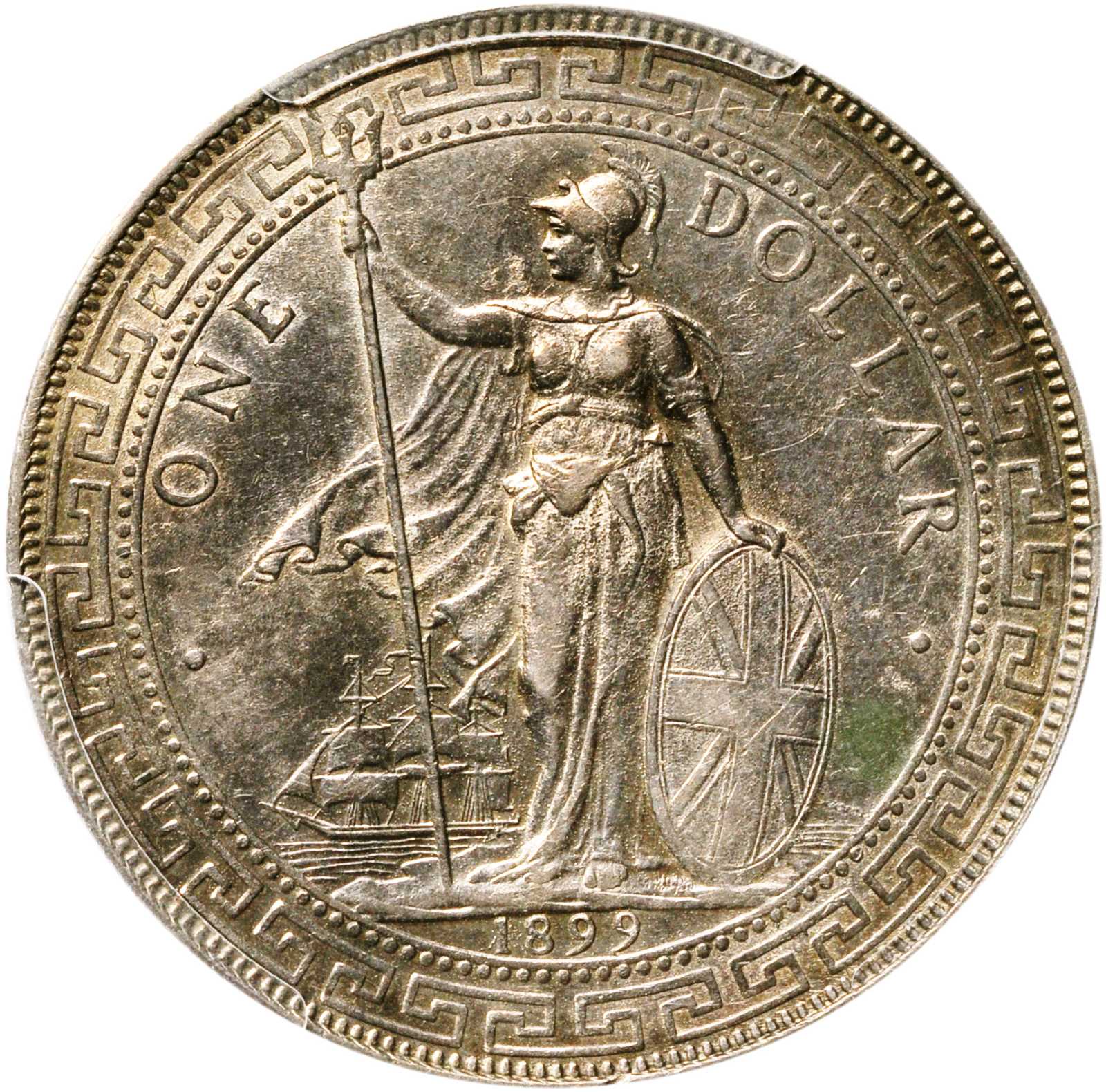 1898年 イギリス領香港 貿易銀 トレードダラー 1ドル銀貨 NGC MS62 