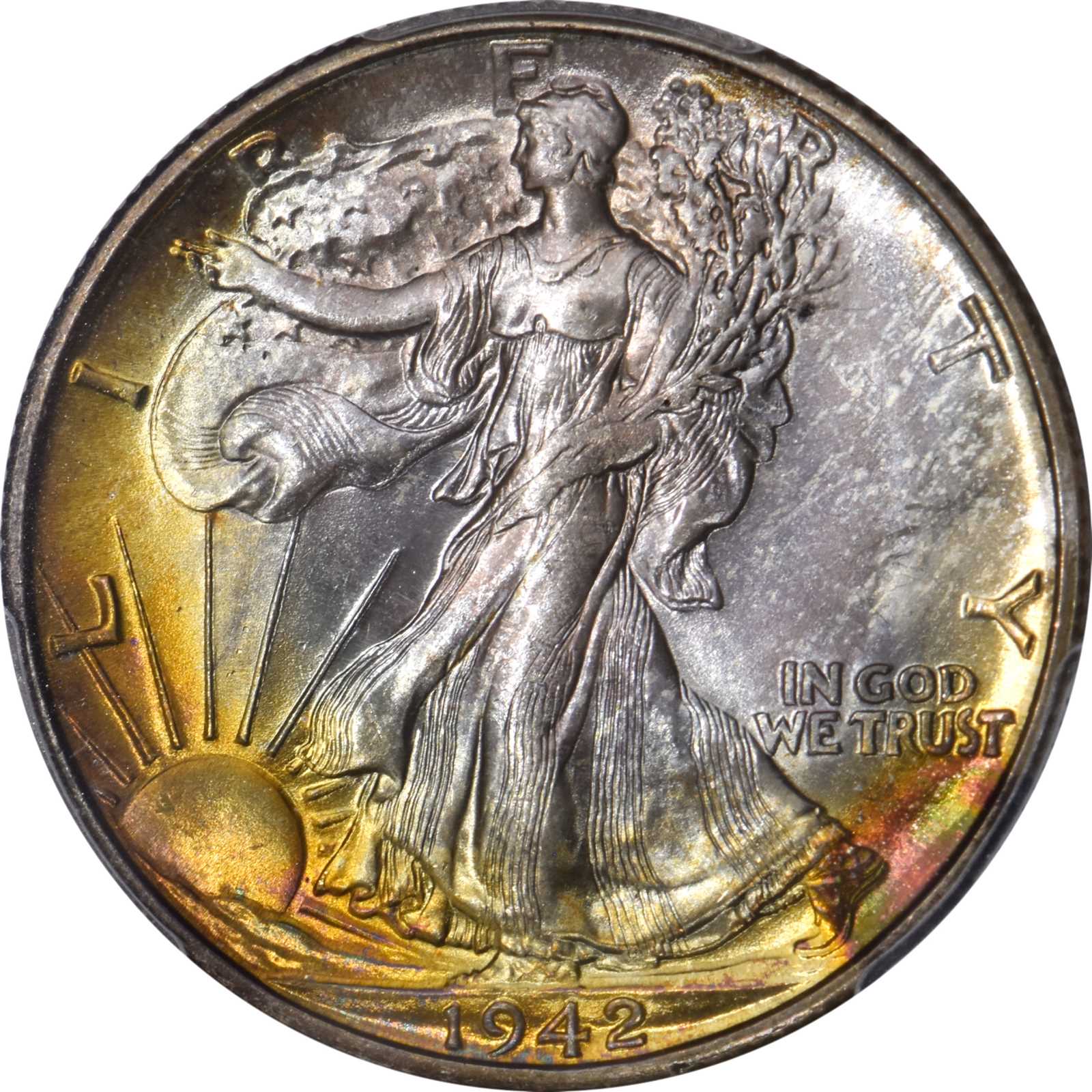 1942-D Walking Liberty Half Dollar. MS-68 (PCGS). CAC. | Stacks Bowers