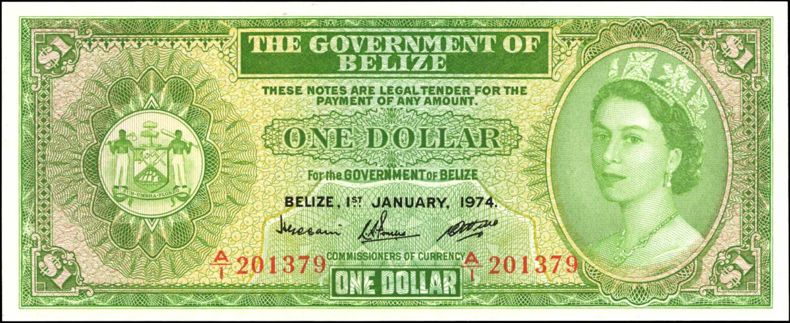 Belize 1 Dollar - Foreign Currency