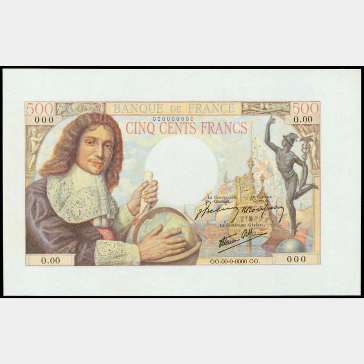 人気商品】 de FRANCE《Banque Grading Banknote World France》1000